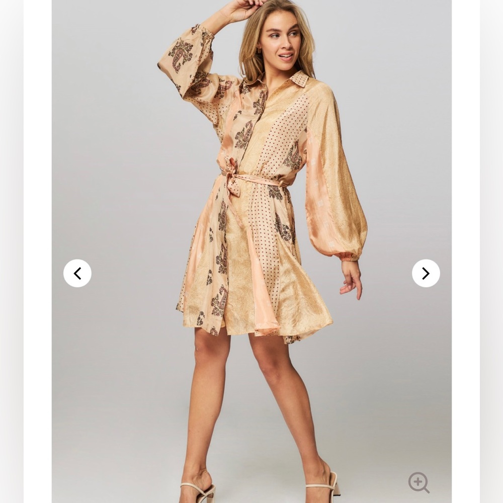 Mes Demoiselles Paquerette Silk Dress Sz 36